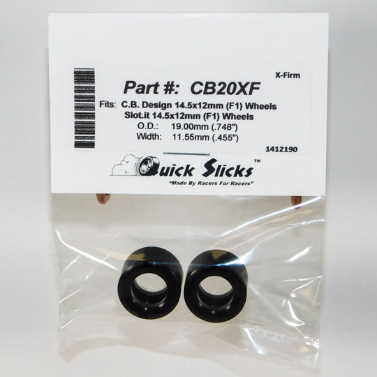 CB20XF Quick Slicks Silicone Tires, X-Firm