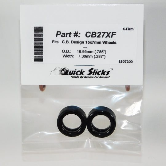 CB27XF Quick Slicks Silicone Tires, X-Firm
