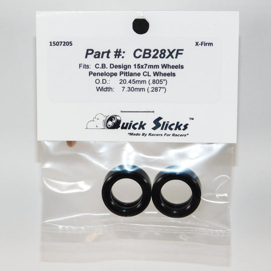 CB28XF Quick Slicks Silicone Tires, X-Firm