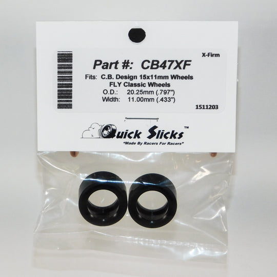 CB47XF Quick Slicks Silicone Tires, X-Firm