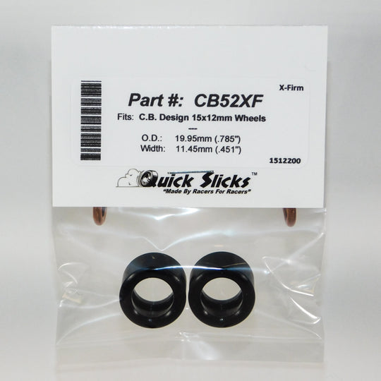 CB52XF Quick Slicks Silicone Tires, X-Firm