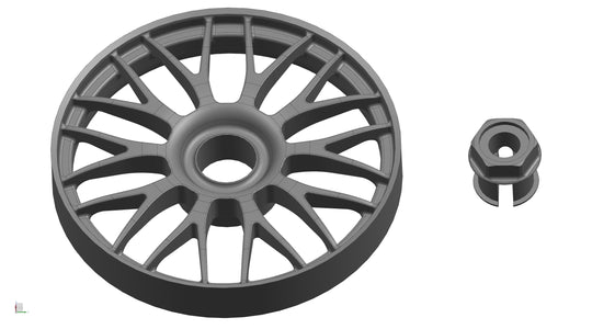 CGWI1705 CG Slotcars GT2 Inserts w/Centerlock, 17mm