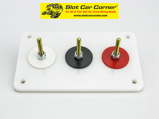 SCC 3-Post (Alligator Clip) Driver Station Kit, White
