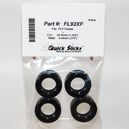 FL92XF Quick Slicks Silicone Tires, X-Firm