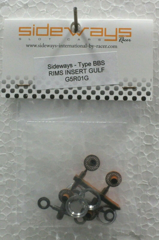G5R01G Sideways Orange BBS Wheel Inserts