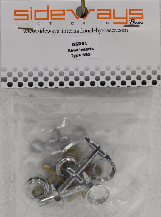 G5R01 Sideways Gold BBS Wheel Inserts