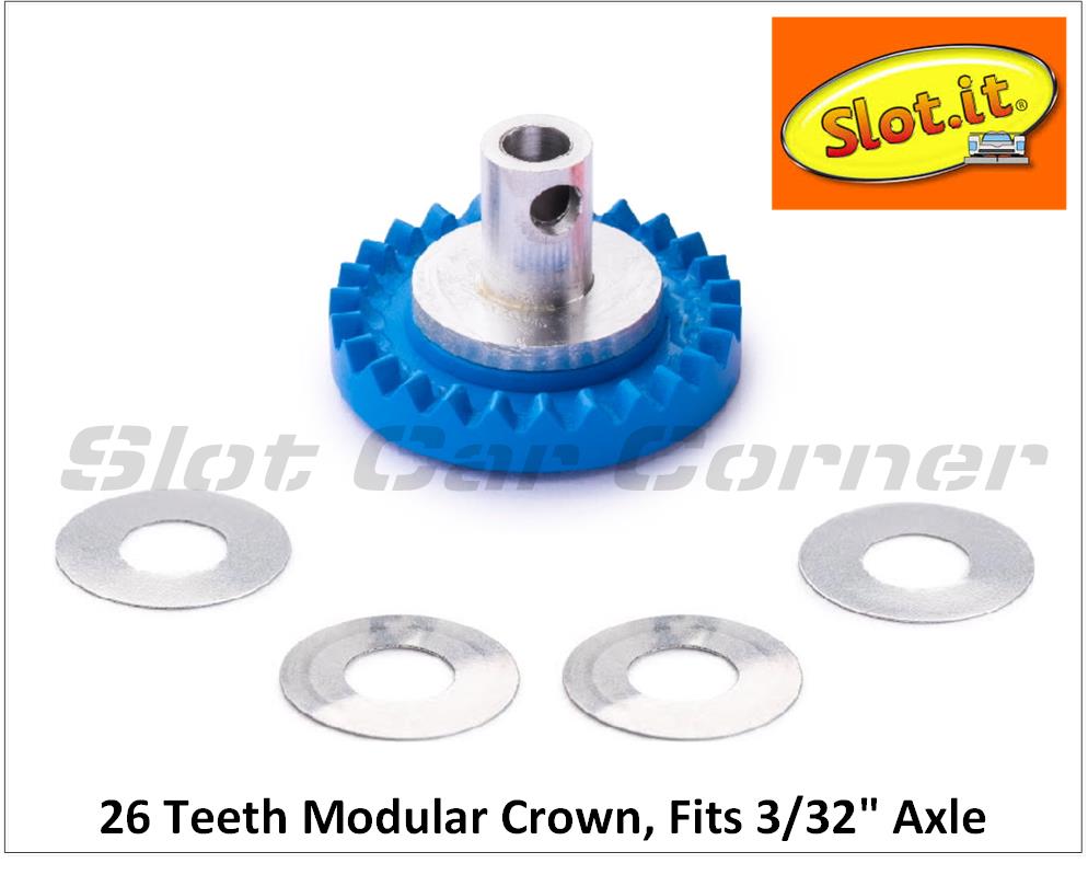 Slot.It GM26i Modular Racing Crown Gear, 26-Teeth