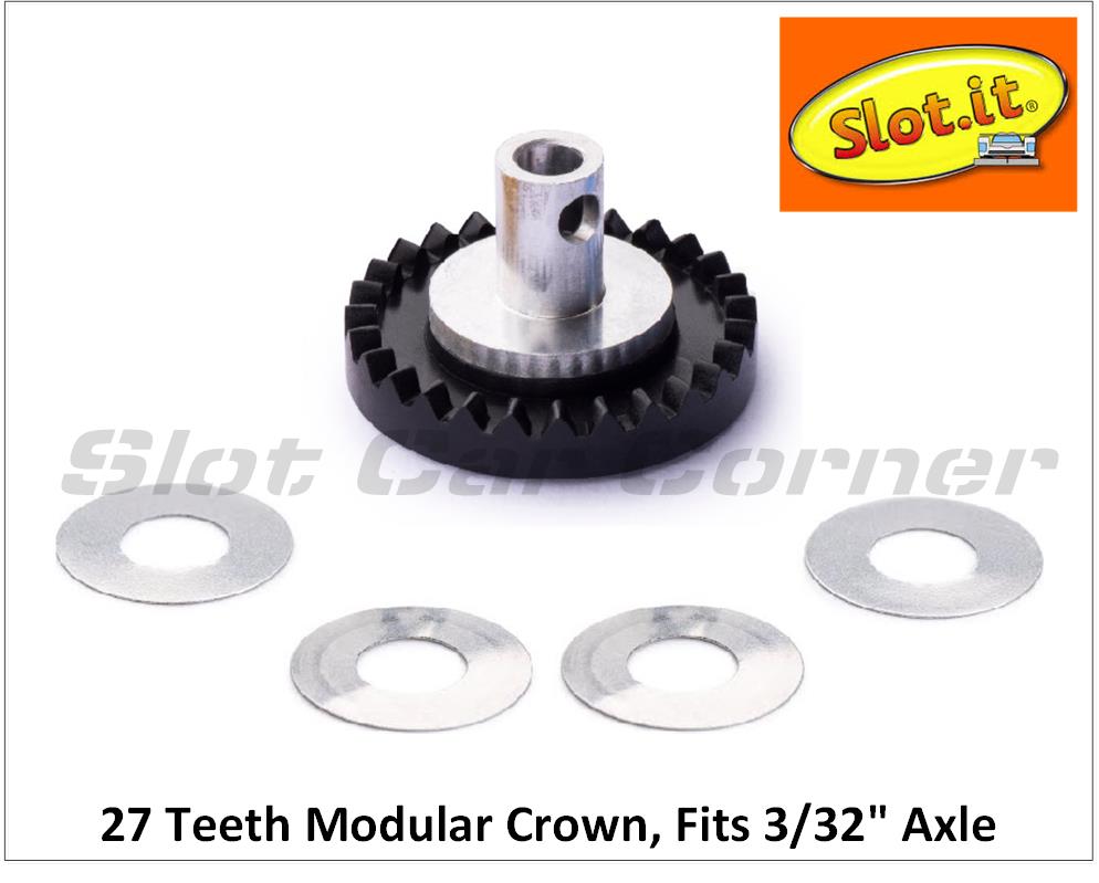 Slot.It GM27i Modular Racing Crown Gear, 27-Teeth