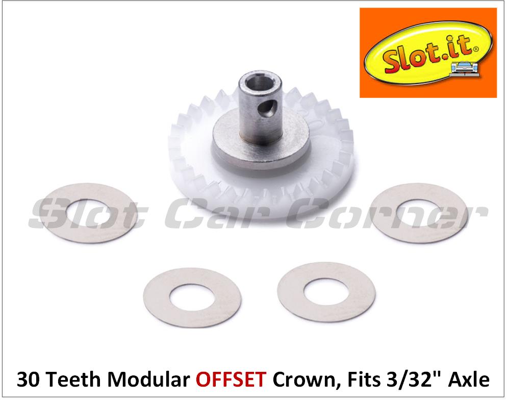 Slot.It GM30o OFFSET Modular Racing Crown Gear, 30-Teeth