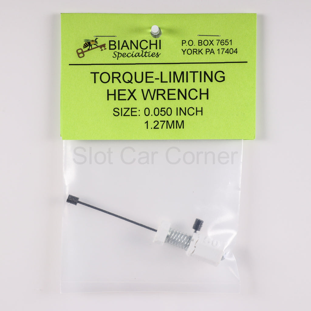 Bianchi Specialties Torque Limiting Hex Wrench, 1.27mm (.050")