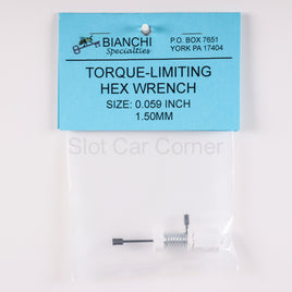 Bianchi Specialties Torque Limiting Hex Wrench, 1.50mm (.089")
