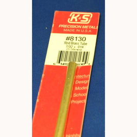 KS8130 K&S Metals Round Brass Tube, 7/32" x 12"
