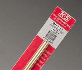 KS8131 K&S Metals Round Brass Tube, 1/4" x 12"