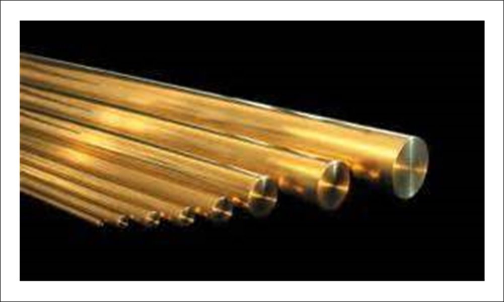 KS8164 K&S Metals Solid Brass Rod, 1/8"