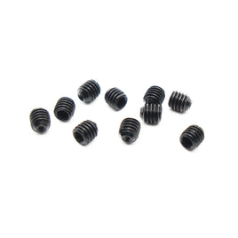 SCC for REVOSLOT M3 x 4mm Set Screws, Cup Point, Black