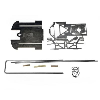 Mid-America MID 271 1/24 No Bar Chassis Front and Rear
