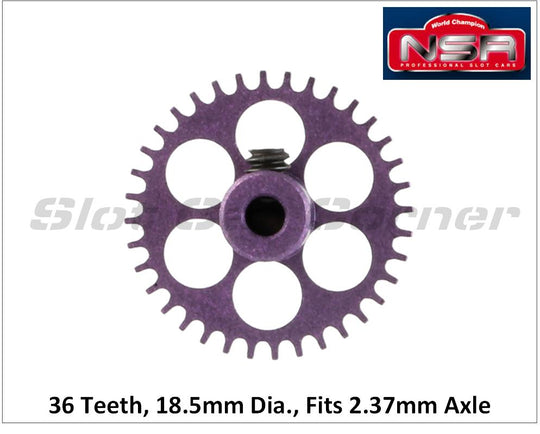 NSR 6136 18.5mm Extra Light Sidewinder Gear, 36T