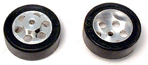 NSR 9017 Trued Tires, Hard Rubber, 25x8mm, FLY Truck