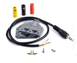Policar P018-1a Banana Plug to 3.5mm Stereo Jack Adapter