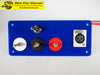 SCC XLR and 3-Post Hookups Driver Station With Lane Reverse Switch Kit, Blue