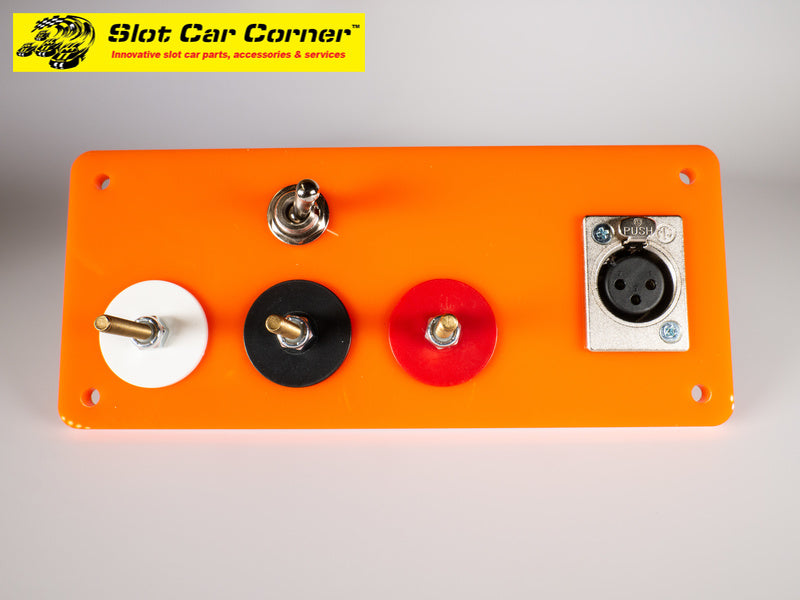 SCC XLR and 3-Post Hookups Driver Station With Lane Reverse Switch Kit, Orange