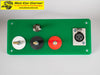 SCC XLR and 3-Post Hookups Driver Station With Lane Reverse Switch Kit, Green