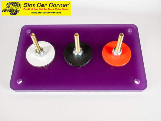 SCC 3-Post (Alligator Clip) Driver Station Kit, Purple