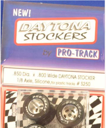 Pro-Track S250 ALUMINUM 1/8" x .850" x .800" Daytona Silicone