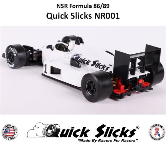 NR001XF Quick Slicks Silicone Tires, X-Firm