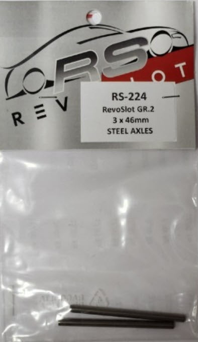 RevoSlot RS-224 Gr. 2 3mm Axles, 46mm