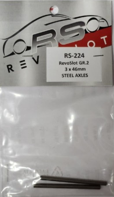 RevoSlot RS-224 Gr.2   3mm Axles x 46mm