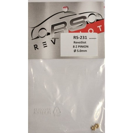 RevoSlot RS-231 5.0mm Pinion, 8-Teeth