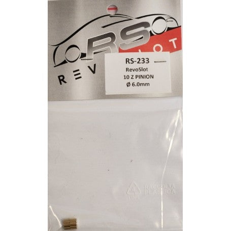 RevoSlot RS-233 6.0mm Pinion, 10-Teeth
