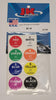 JK Products JK150 Lane Stickers (8 Sheets)