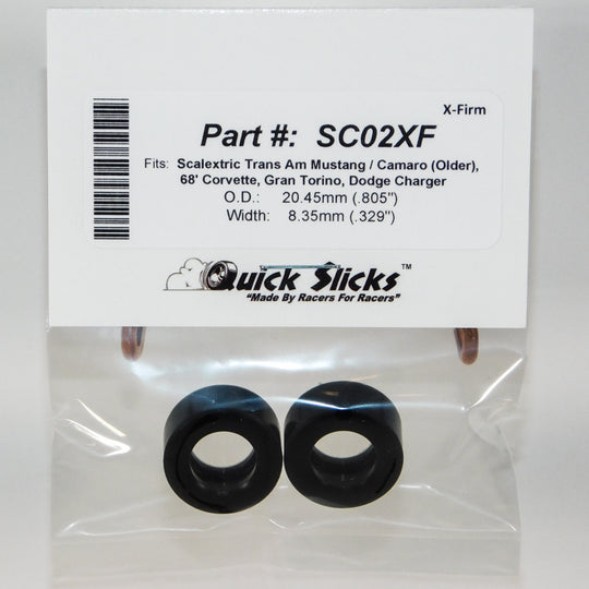 SC02XF Quick Slicks Silicone Tires, X-Firm