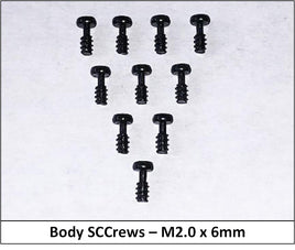 SCC Body Float SCCrews, M2.0 x 6mm
