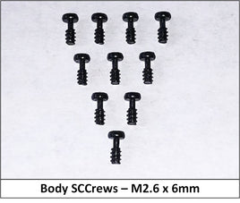SCC Body Float SCCrews, M2.6 x 6mm