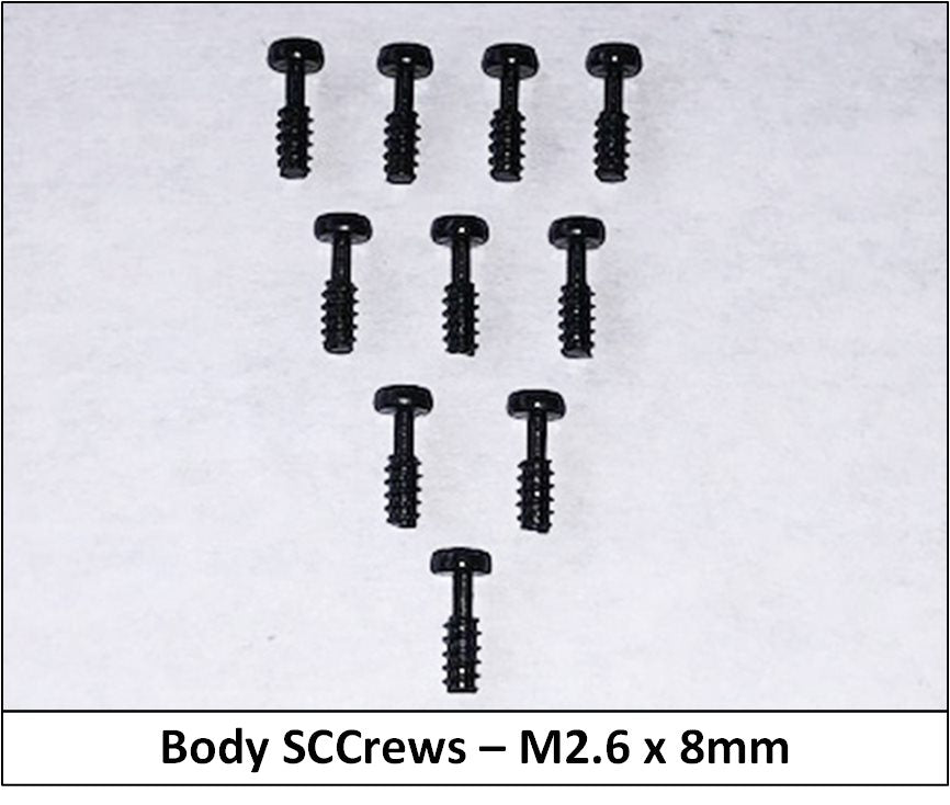 SCC Body Float SCCrews, M2.6 x 8mm