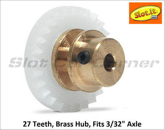 Slot.It GO27-Bz Gear, 27T, Inline Offset Crown, Bronze