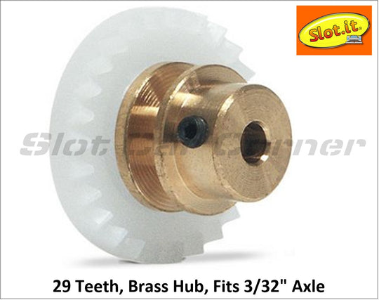 Slot.It GO29-Bz Gear, 29T, Inline Offset Crown, Bronze