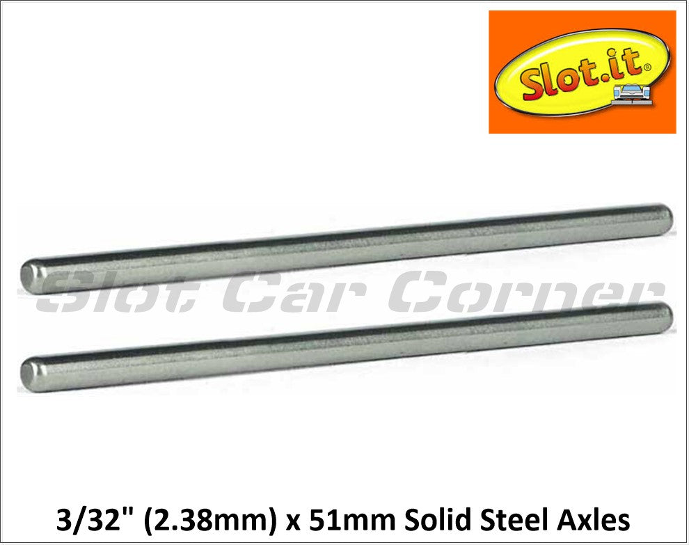 Slot.It PA01-51 Solid Axle, 3/32" x 51mm