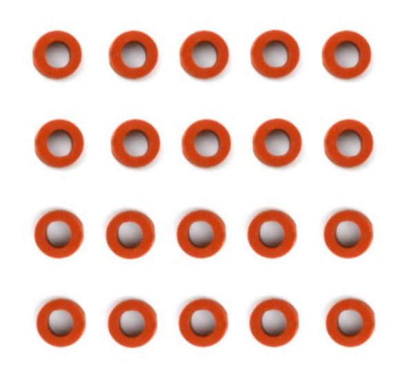 SR1502 MR Slotcar Chassis Dampening Washers, 1.5mm Thick