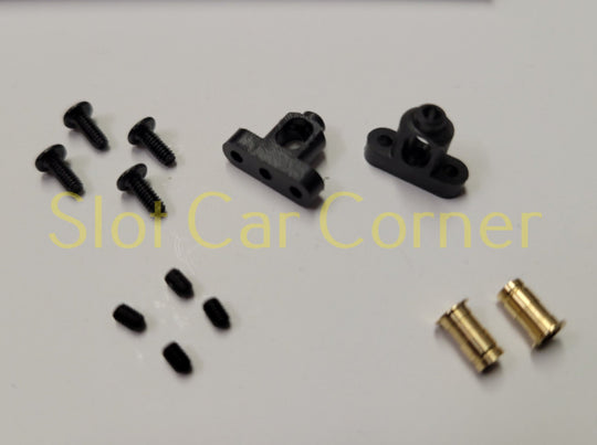 MRSLOTCAR SR2101 (MR9612) Adjustable Front Axle Blocks with Brass Bushings