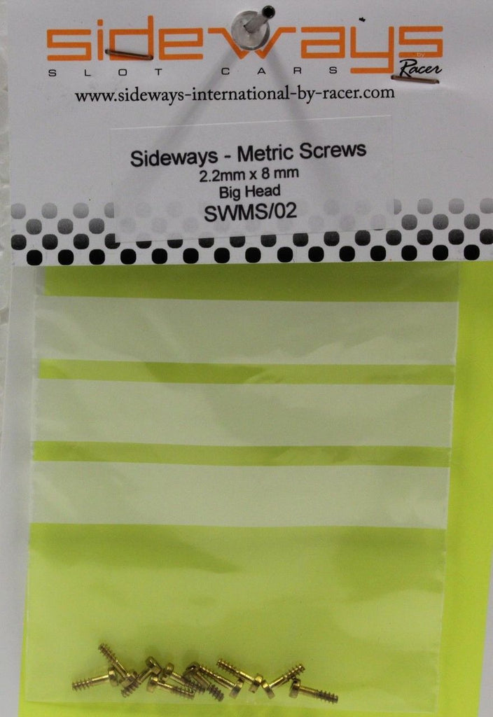 SWMS/02 Sideways Body Screws, M2.2 x 8mm