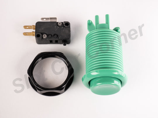 Track Call Button, Panel Mount, Green