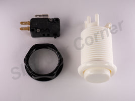 Track Call Button, Panel Mount, White