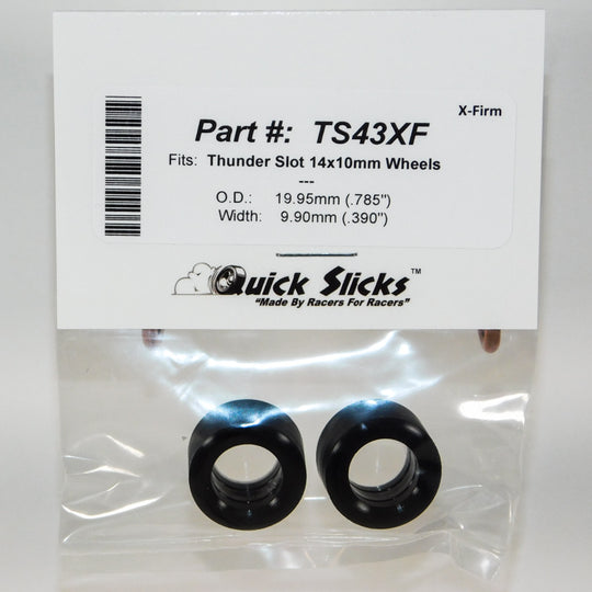 TS43XF Quick Slicks Silicone Tires, X-Firm