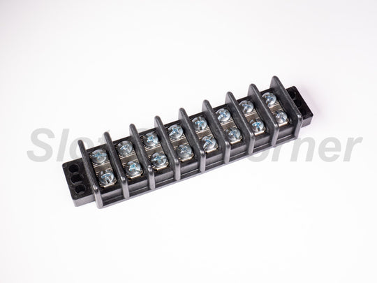 Heavy Duty Terminal Block, Dual Row 8 Positions