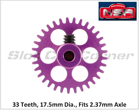 NSR 6033 17.5mm Extra Light Sidewinder Gear, 33T