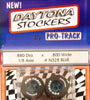 Pro-Track N328 BLUE 1/8 x .880 x .800 Natural Rubber Rear Tires